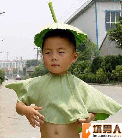 萌萌哒儿童趣图自制避暑防晒绿色环保新装