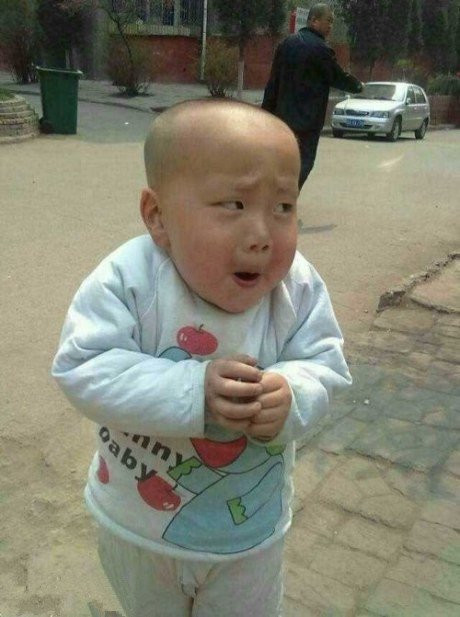 搞笑儿童图片这表情无敌了