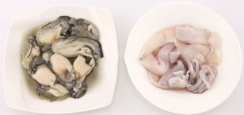 牡蛎豆腐羹制作步骤三章鱼切小块