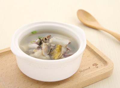 牡蛎豆腐羹制作成功