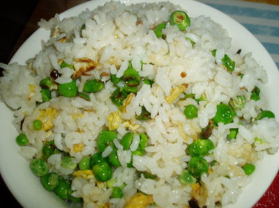 推荐孕期食谱豌豆炒饭